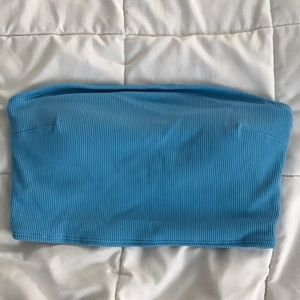 Blue tube top! Perfect for summer